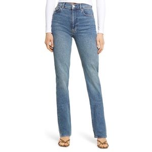 Reformation High Waist Liza Jean, Palermo Wash Size 30